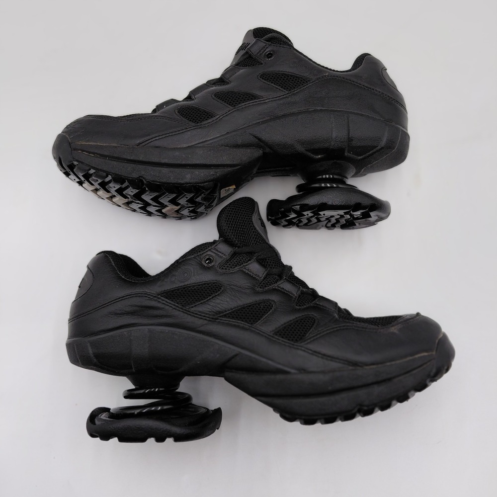 Z-Coil Mens 11 Orthopedic Shoes Freedom Comfort Black Leather Walking Spring